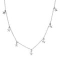 Rhapsody Star Station Necklace in 950 Platinum 5 Grams 18 Inches - Sticky add to cart bar