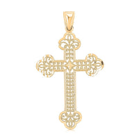 Made in America 10K Yellow Gold Cross Pendant 1.50 Grams
