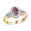 Luxoro 10K Rose Gold AAA Narsipatnam Purple Spinel, Diamond (G-H, I2) (0.40 cts) Ring (Size 6.0) 1.35 ctw - Sticky add to cart bar