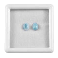 AAA Larimar Set of 2 (Ovl 7x5 mm) 1.70 ctw Loose Gemstone - Sticky add to cart bar