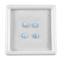 Larimar Set of 4 (Rnd 4 mm) 1.04 ctw Loose Gemstone - Sticky add to cart bar