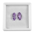 Rose De France Amethyst Set of 2 (Mrq 12x6 mm) 2.80 ctw Loose Gemstone - Sticky add to cart bar