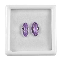 Rose De France Amethyst Set of 2 (Mrq 12x6 mm) 2.80 ctw Loose Gemstone
