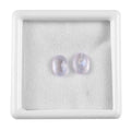 AAA Rainbow Moonstone Set of 2 (Ovl 8x6 mm) 2.54 ctw Loose Gemstone - Sticky add to cart bar