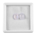 Rainbow Moonstone Set of 2 (Ovl 9x7 mm) 3.57 ctw Loose Gemstone - Sticky add to cart bar