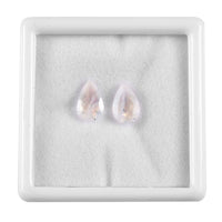 AA Rainbow Moonstone Set of 2 (Ovl 9x6 mm) 2.04 ctw Loose Gemstone