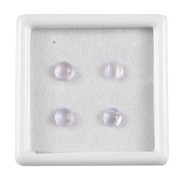 AA Rainbow Moonstone Set of 4 (Rnd 5 mm) 1.99 ctw Loose Gemstone