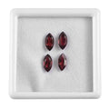 Mozambique Garnet Set of 4 (Mrq 8x4 mm) 2.54 ctw Loose Gemstone - Sticky add to cart bar
