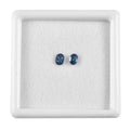 London Blue Topaz Set of 2 (Ovl 4x3 mm) 0.30 ctw Loose Gemstone - Sticky add to cart bar