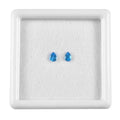 Malgache Neon Apatite Set of 2 (Pear 4x3 mm) 0.27 ctw Loose Gemstone - Sticky add to cart bar