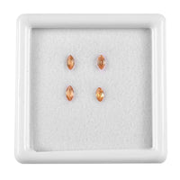 Yellow Sapphire Set of 4 (Mrq 4x2 mm) 0.29 ctw Loose Gemstone