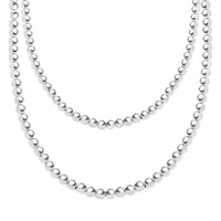 Italian La Bella Sterling Silver Necklace (20 Inches) (14.79 g)
