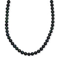 Green Dyed Pearl Endless Necklace 28 Inches - Sticky add to cart bar