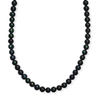 Green Dyed Pearl Endless Necklace 28 Inches