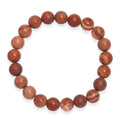 Red Jasper 150.00 ctw Beaded Stretch Bracelet - Sticky add to cart bar