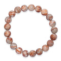 Picasso Jasper 150.00 ctw Beaded Stretch Bracelet - Sticky add to cart bar