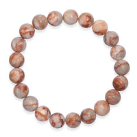 Picasso Jasper 150.00 ctw Beaded Stretch Bracelet