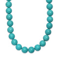 Constituted Howlite 330.00 ctw Beaded Necklace in Platinum Bond 18 Inches - Sticky add to cart bar