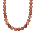 Sunstone 290.00 ctw Beaded Necklace in Platinum Bond 18 Inches - Sticky add to cart bar