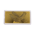 24K Golden Twin Eagles Strength & Power Emboss Sheet 55x30mm (100mg) - Sticky add to cart bar