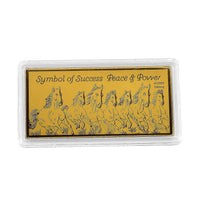 TLV 24K Gold Horses Emboss Sheet 55x30mm 0.10 g