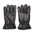 Black 100% Genuine Leather Gloves - Sticky add to cart bar