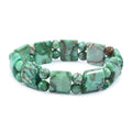 Snowflake Serpentine 159.45 ctw Tanker Plain Stretch Bracelet (6-7In) - Sticky add to cart bar
