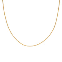 Minimalistic Ball Chain Necklace in 22K Yellow Gold 3.90 Grams 20 Inches