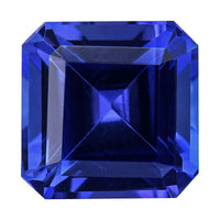 Certified & Appraised AAAA Asscher Cut Tanzanite (Sqr Free Size) 15.00 ctw