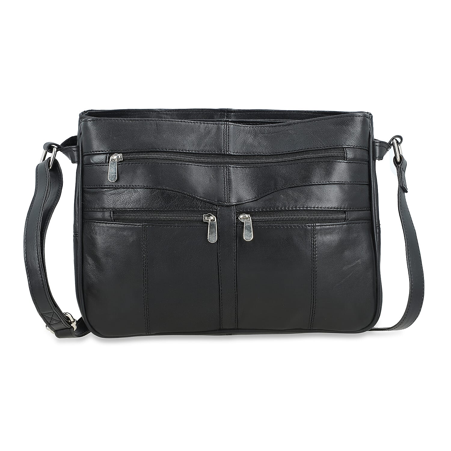 Genuine Leather Bag with Shoulder Strap