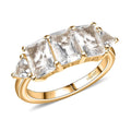 D'Joy Petalite Trilogy Ring in 18K Vermeil YG Over Sterling Silver (Size 10.0) 2.70 ctw - Sticky add to cart bar