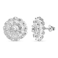 Artistry Tarakashi Collection Floral Earrings in Sterling Silver 4.50 Grams - Sticky add to cart bar