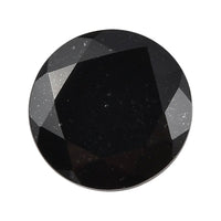 Black Tourmaline (Rnd 10 mm) 3.67 ctw Loose Gemstone