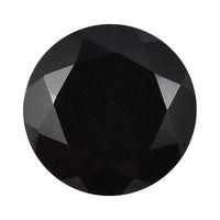Black Tourmaline (Rnd 9 mm) 2.43 ctw Loose Gemstone