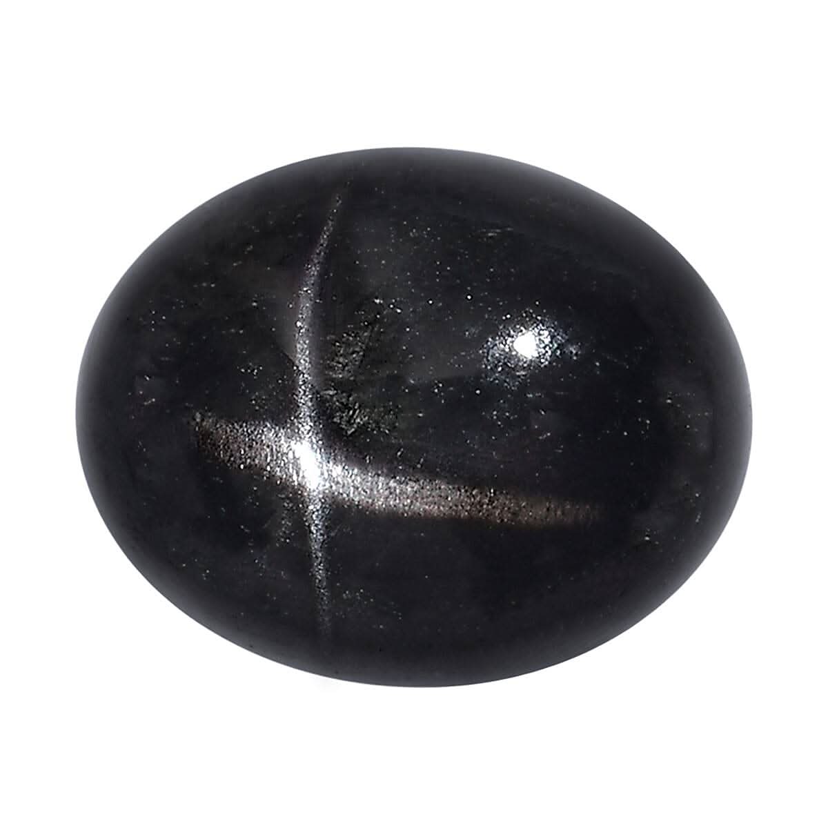 Black Star Diopside (Ovl 11x9 mm) 3.98 ctw Loose Gemstone