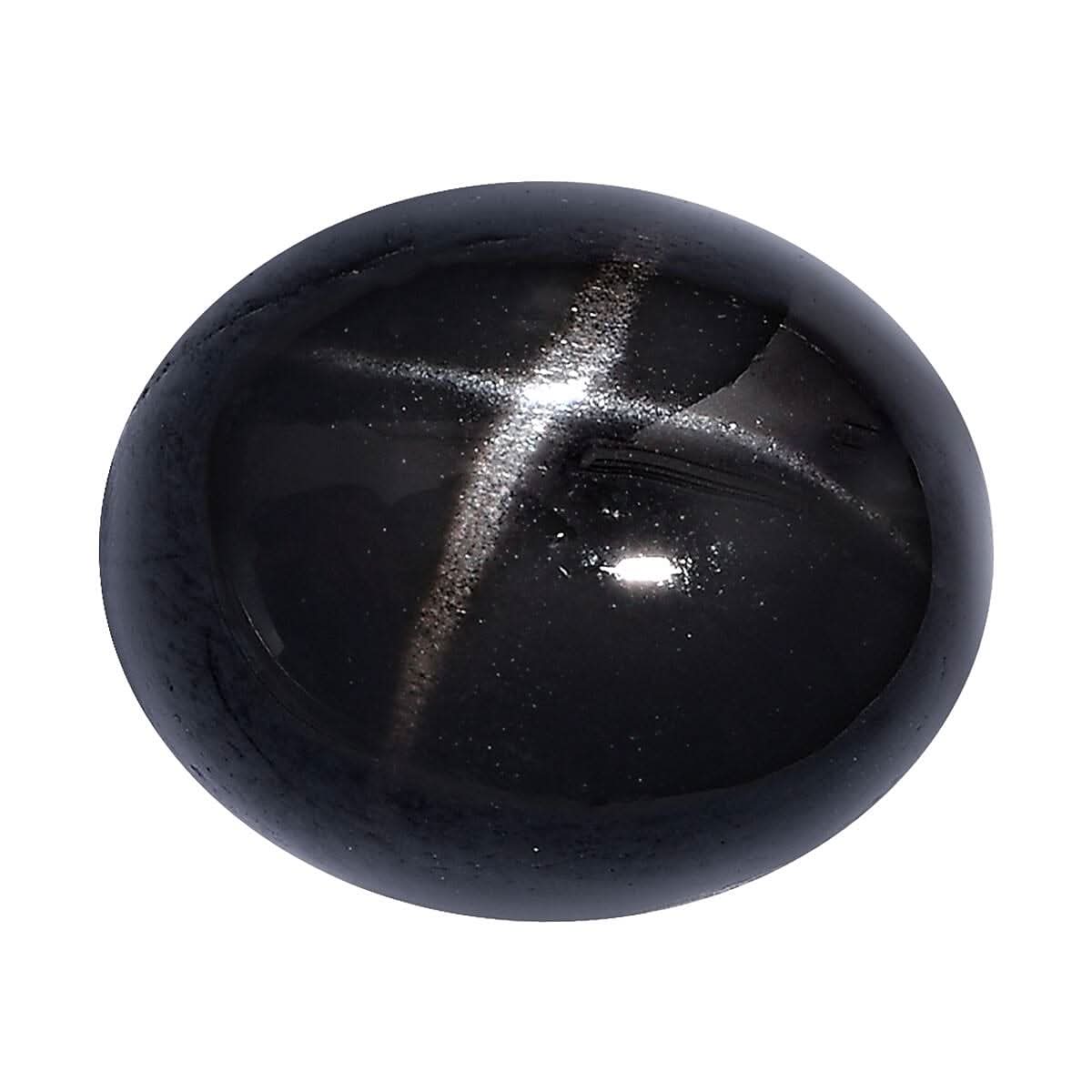 Black Star Diopside (Ovl 12x10 mm) 5.58 ctw Loose Gemstone