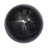 Black Star Diopside (Rnd 11 mm) 6.82 ctw Loose Gemstone