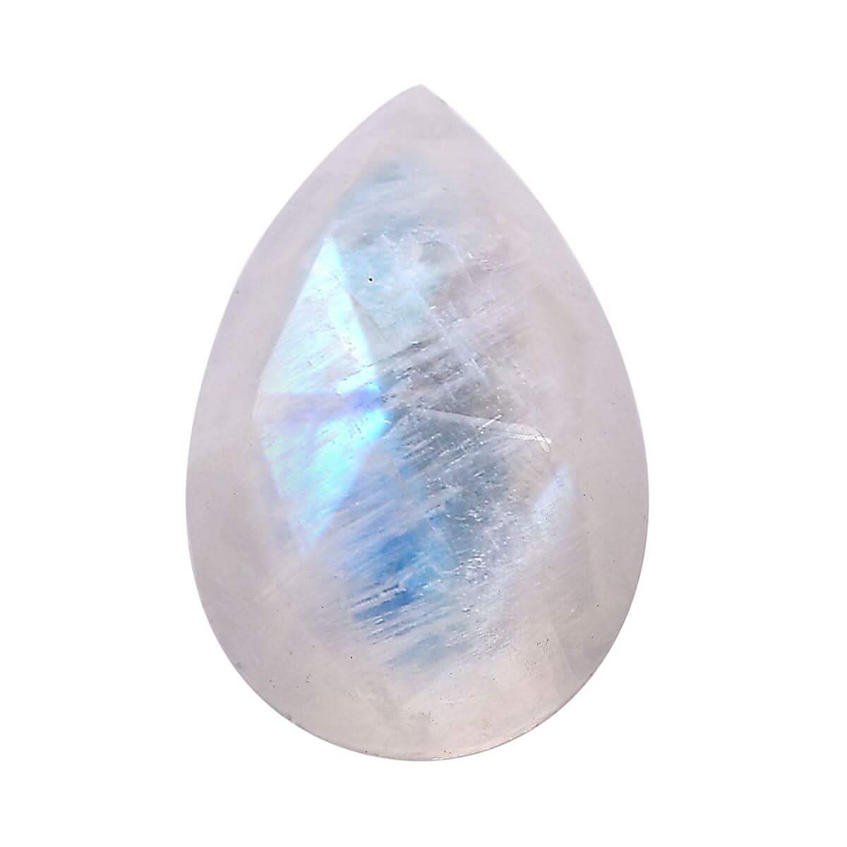 Rainbow Moonstone (Pear 12x8 mm) 2.90 ctw Loose Gemstone