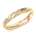 10K Yellow Gold Diagonal Dual-Texture Band Ring 1.25 Grams - Sticky add to cart bar
