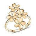Luxoro 10K Yellow Gold Bouquet of Flowers Ring 4.10 Grams - Sticky add to cart bar