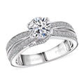 IGI Certified Luxuriant Lab Grown Diamond E-F VS 1.50 ctw Ring in 950 Platinum - Sticky add to cart bar
