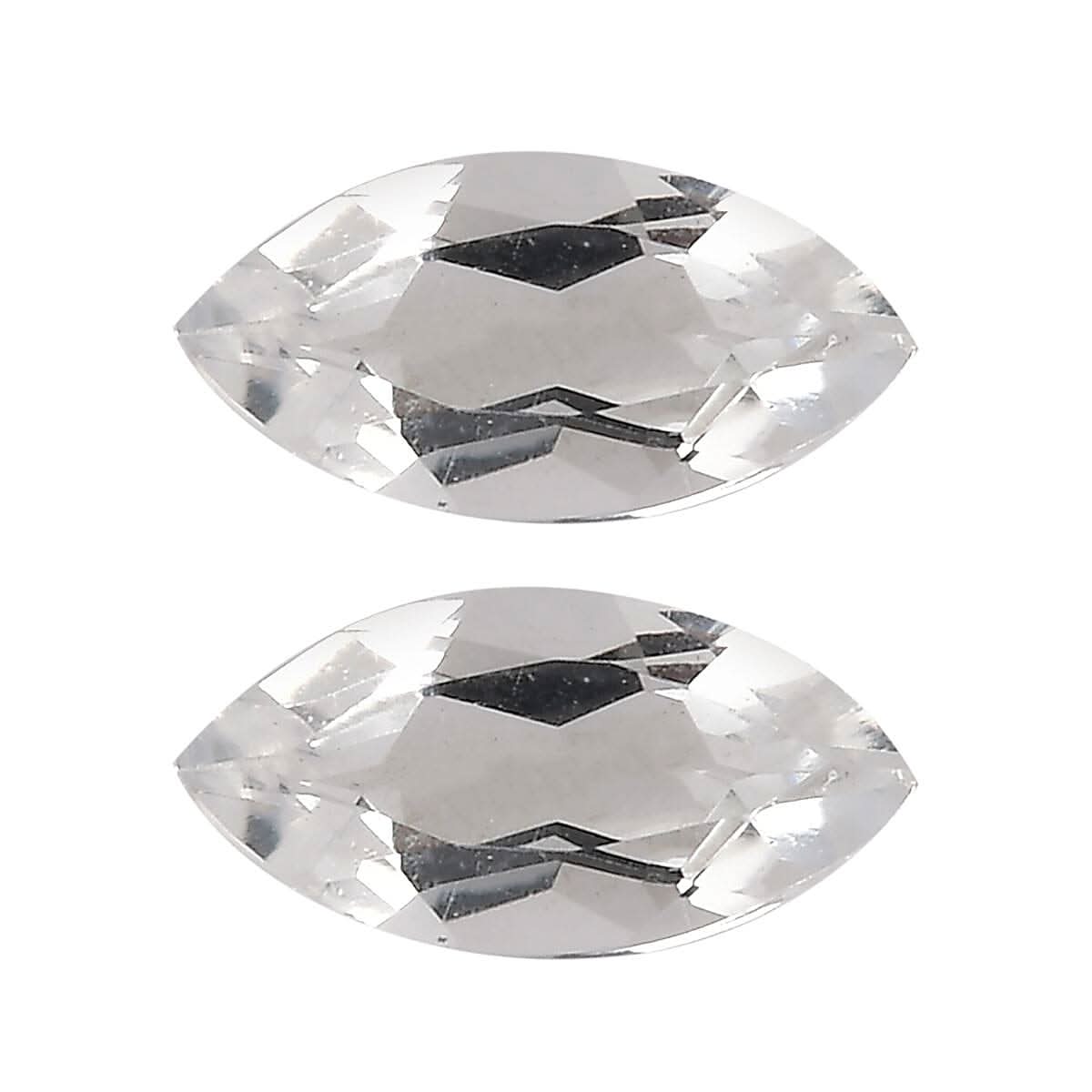 Brazilian Petalite Set of 2 (Mrq 5x2.5 mm) 0.20 ctw Loose Gemstone