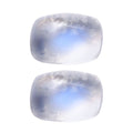 Rainbow Moonstone Set of 2 (Cush 7x5 mm) 1.64 ctw Loose Gemstone - Sticky add to cart bar