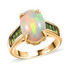 Ethiopian Welo Opal & Chrome Diopside