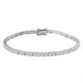 Luxuriant Lab Grown Diamond E-F VS 10.00 ctw Tennis Bracelet in 14K White Gold (6.50 In) - Sticky add to cart bar