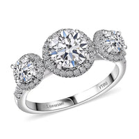 IGI Certified Luxuriant Lab Grown Diamond E-F VS 2.00 ctw Ring in 950 Platinum