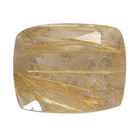 AA Golden Rutilated Quartz (Cush 10x8 mm) 2.45 ctw Loose Gemstone