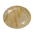 AA Golden Rutilated Quartz (Ovl 11x9 mm) 2.70 ctw Loose Gemstone - Sticky add to cart bar