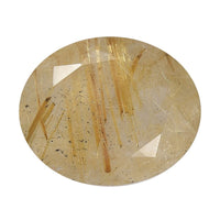AA Golden Rutilated Quartz (Ovl 11x9 mm) 2.70 ctw Loose Gemstone