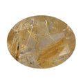 AA Golden Rutilated Quartz (Ovl 9x7 mm) 1.49 ctw Loose Gemstone - Sticky add to cart bar